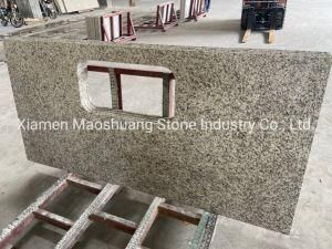 China Cecilia/Zebra White/Tiger Skin White Polished Prefab Granite Countertop Vanity Top