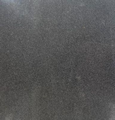 Flamed Surface Mengshan Black Granite for Hall Floor Stones