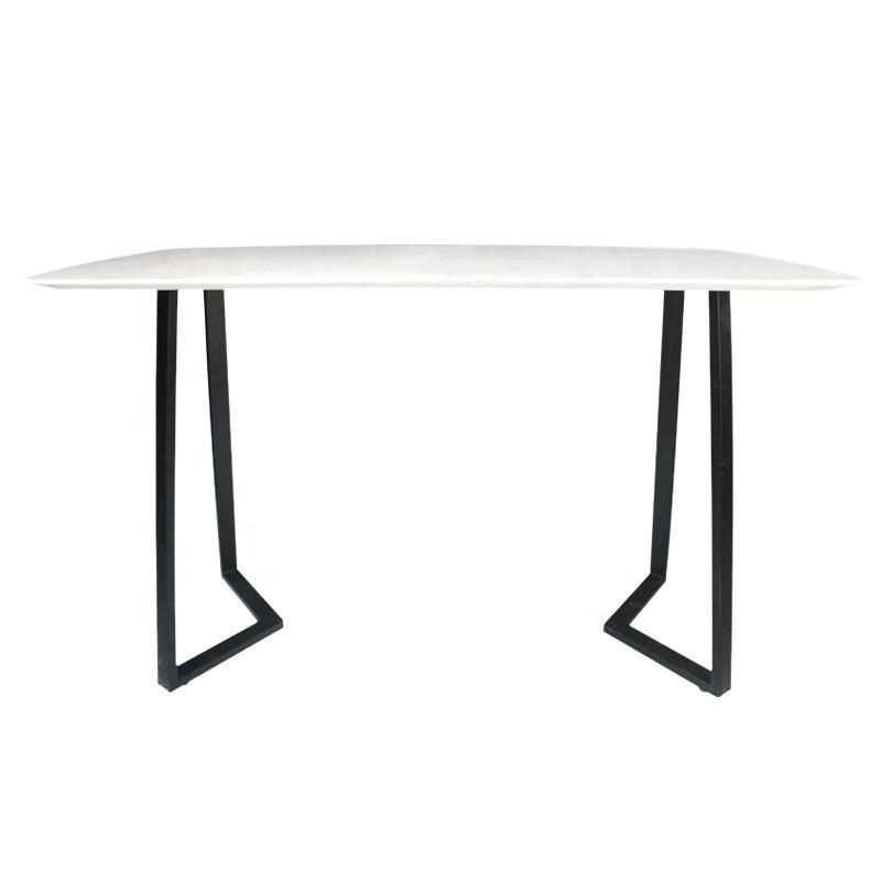 High Quality Luxury Modern Stainless Steel Living Room Furniture Marble Stone Countertop Marble Table Coffee Table Dining Table