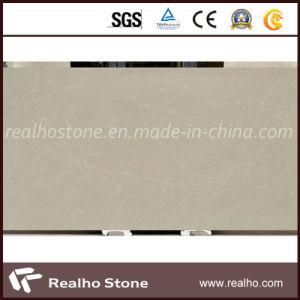 Polished Artificial Stone Beige Color Quartz Stone for Porject
