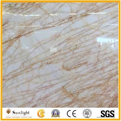 High Grade Cream Beige Marble, Golden Spider Marble Tiles