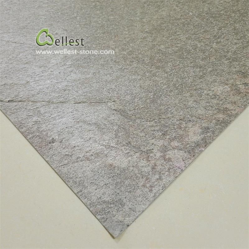 Natural Rose Gold Flexible and Ultra Thin Stone Veneer Wall Panel for Background Wall