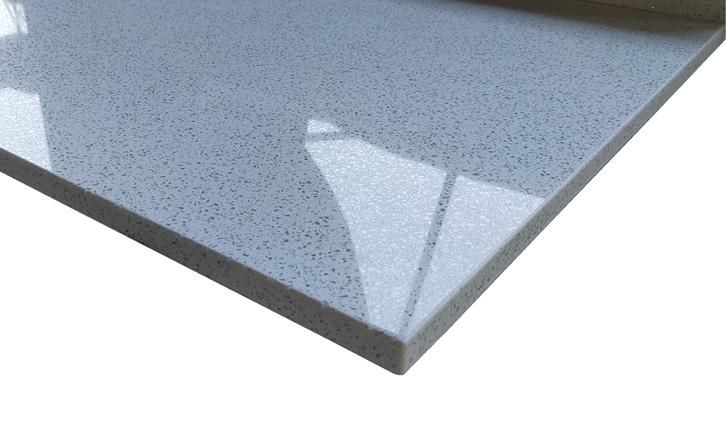 Prefab Pure White Quartz Stone Kitchen Countertop for Projects