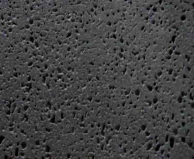 Black Lava Basalt Stone with Pores/Holes Polished/Honed Cubes/Tiles Pavement Stone