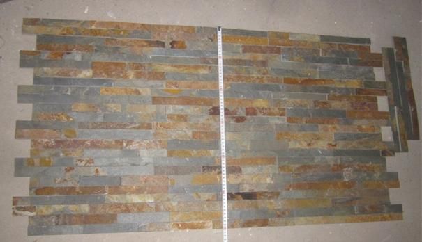 Natural Quartzite Slate Stone Veneer Wall Panel for Wall Cladding