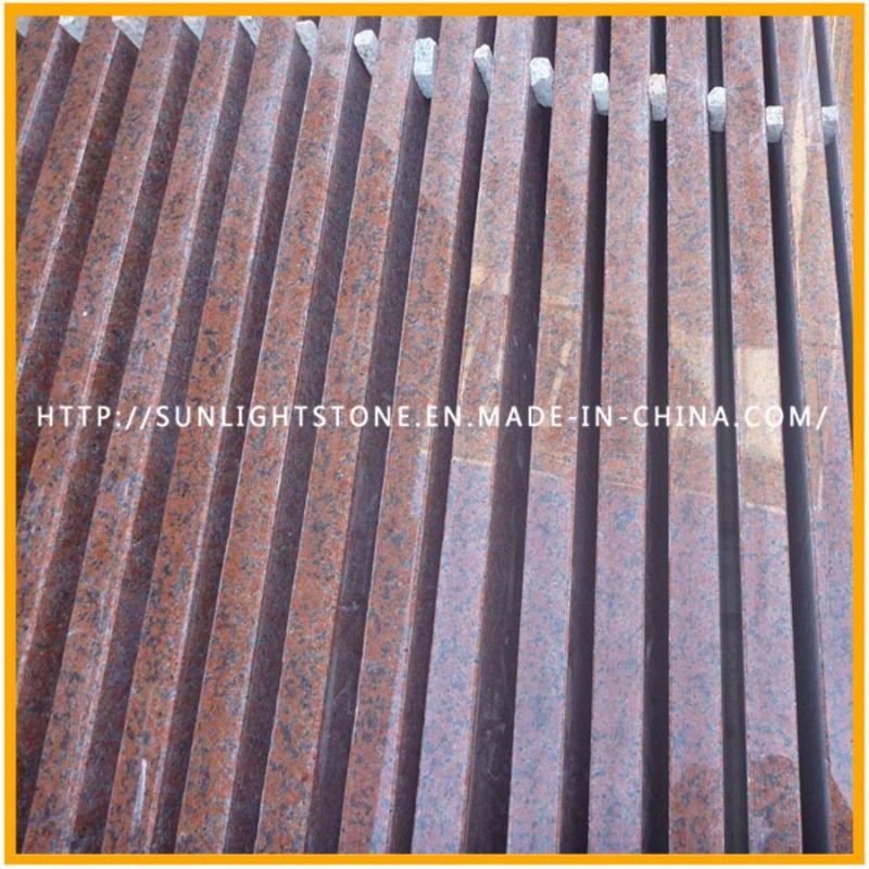 Polishing Tianshan Red Granite Slabs for Floor Tiles or Worktops