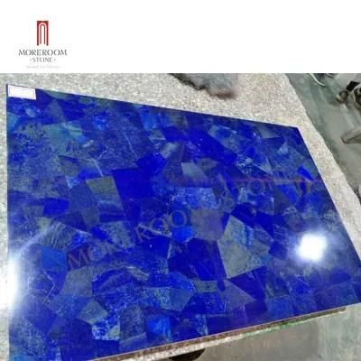 Villa Wall Countertop Decor Lapis Lazuli Blue Stone