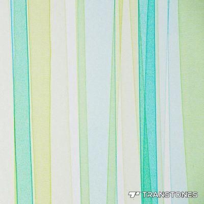Translucent Light Green Decorated Acrylic Office Wall Divider