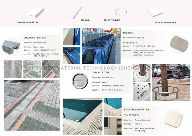 Fibrpro Manhole Stone Decorative Grates & Cover FRP/GRP En124/A15/B125/C250/D400/SMC/BMC (FPS-005)