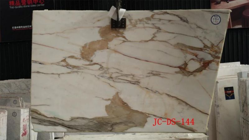 Calaeata Polished Marble Slabs for Interior Flooring Wall Decoration
