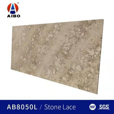 Factory Direct Sales Artificial Custom China Calacatta Yellow Quartz Stone Slabs for Kitchen Table Tops