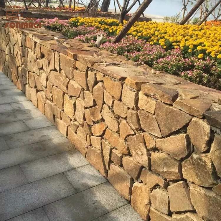 Natural Rusty Slate Castle Ledge Stone