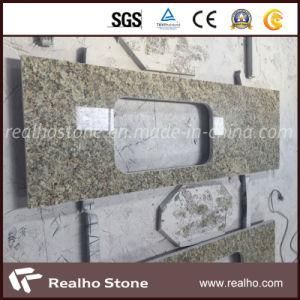 Yellow Granite Slab Countertop for Kitchen (RHCA-015)