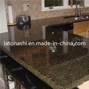 Prefabricated Natural Stone Verde Uba Tuba Granite Countertop Kitchen Top