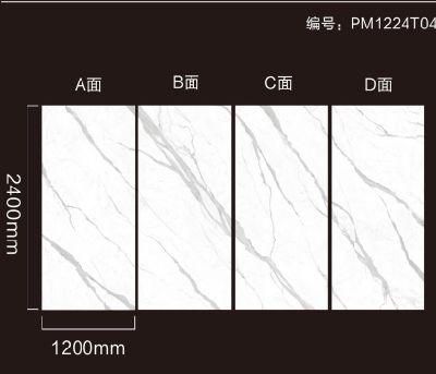 Home Indoor Artificial Marble Sintered Stone for Cladding Living Room TV Background Building Porcelain Slab Interior Decoration