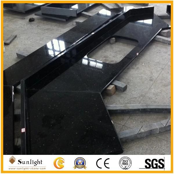 Excellent Quality Black Galaxy Granite Countertop for Kitchen&Bathroom