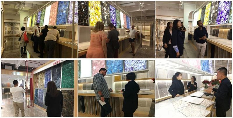 China Import Colorful White Black Black Yellow Red Brown Cream Brown Natural Cladding Stone Granite Tile