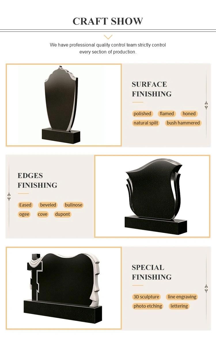 Granite Flower Vases for Headstones and Tombstones