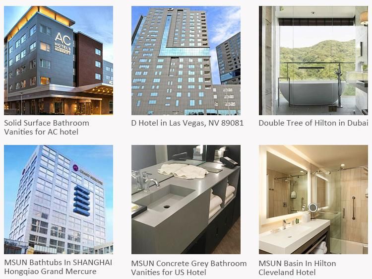 Luxury Matching Gray Color Processing Stone Solid Surface Panels