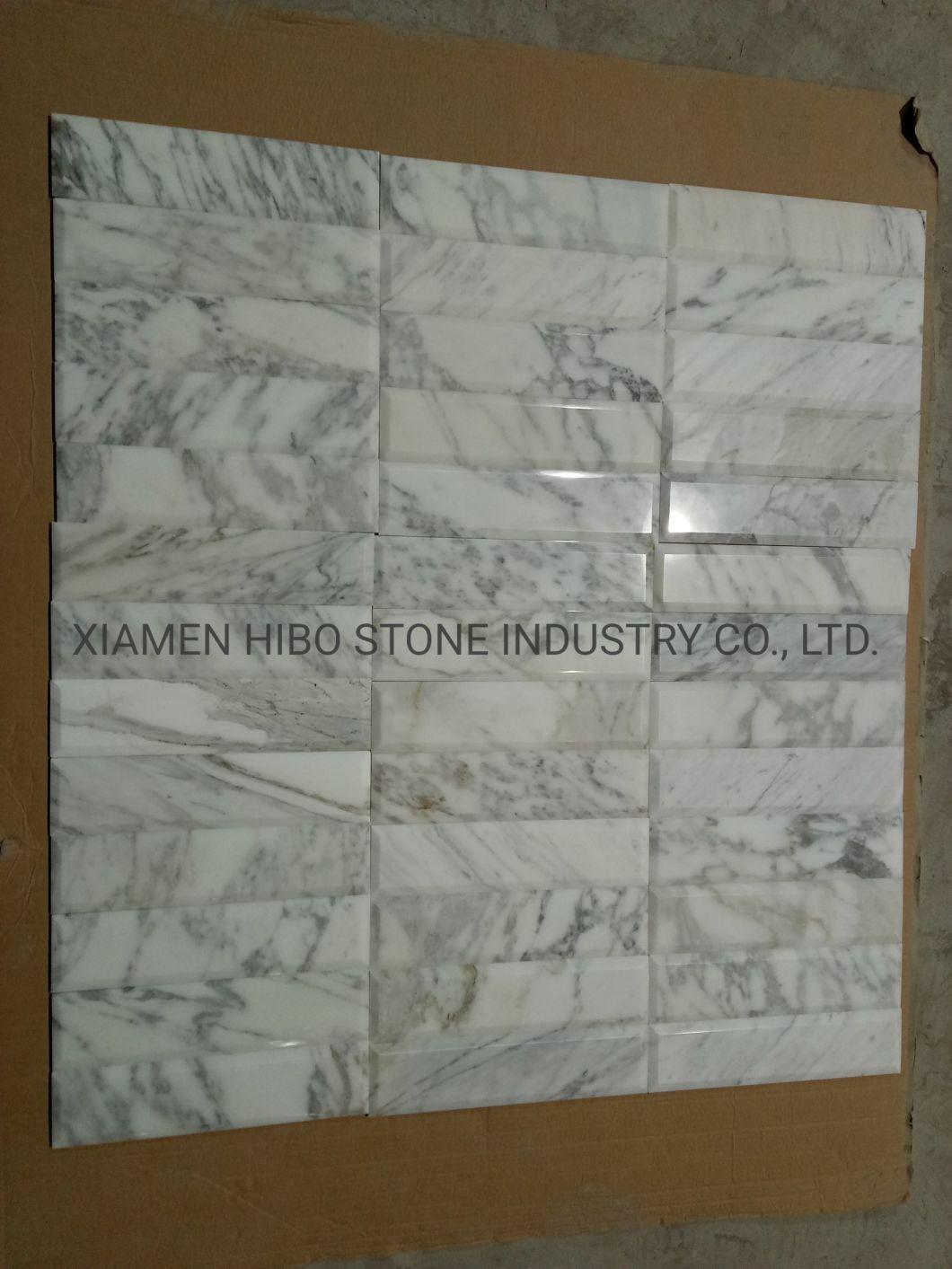 Calacatta Gold/Carrara White/Oriental White 3X12/12X12 Marble Backsplash/Wall/Floor Tile