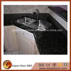 Professional Manufacture Black Galaxy Countertop for Kitchen