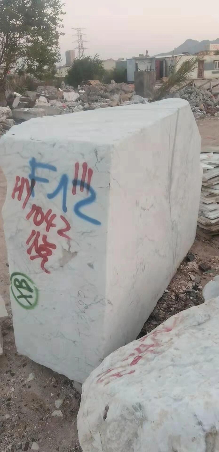 White Marble Blocks Italy White Carrara Marble Block Statuario Marble Block