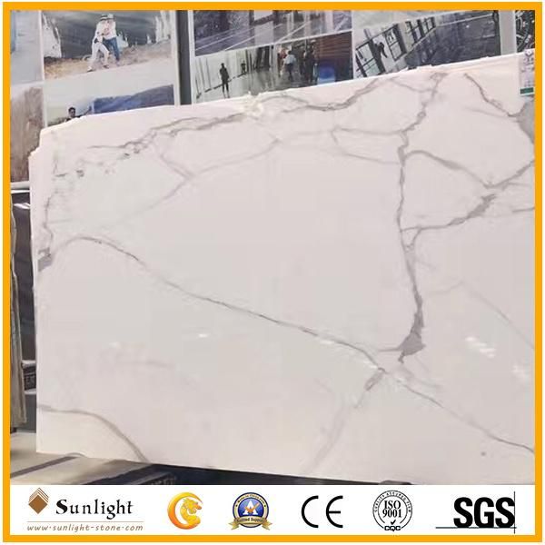 Italian Calacatta White Marble Slabs, Calacatta White Marble Wall Tiles