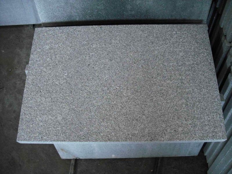 China Dark Grey G654 Granite Slabs/Tiles/Stairs