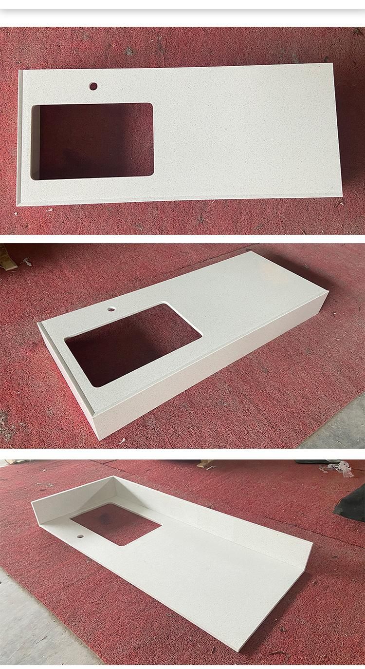 Customizable Waterproof Marble Countertop Kitchen Furniture Marble Stone Top Kitchen Sink Polish Drawers Top Kitchen Countertop