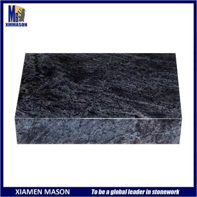 Canadian Style Bahama Blue Granite Bevel Headstones