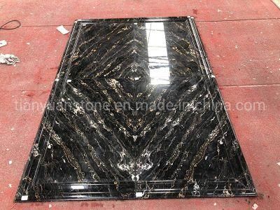 Pakistan Black Gold Polished Portoro Marble