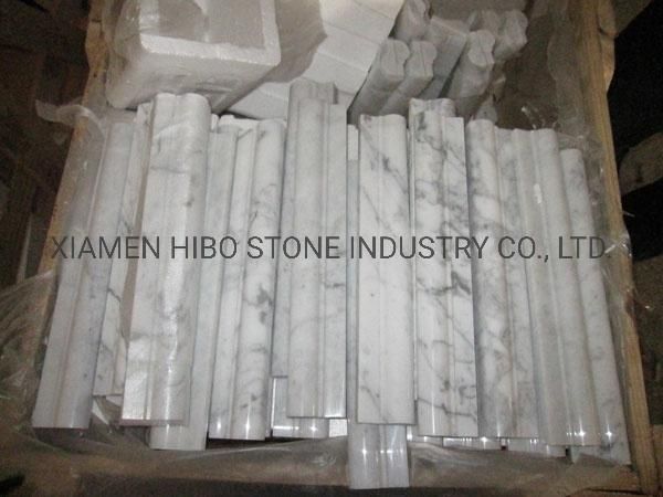 Fine Color Top Choice Oriental White Marble Molding