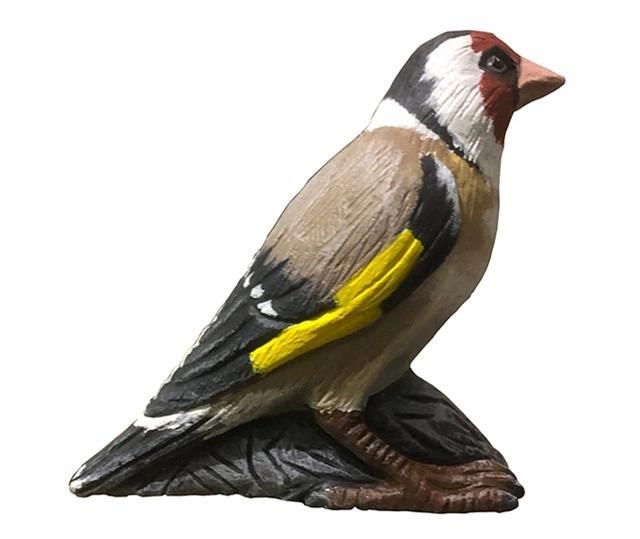 Natural Granite Made Colorized Bird Statue for Sale