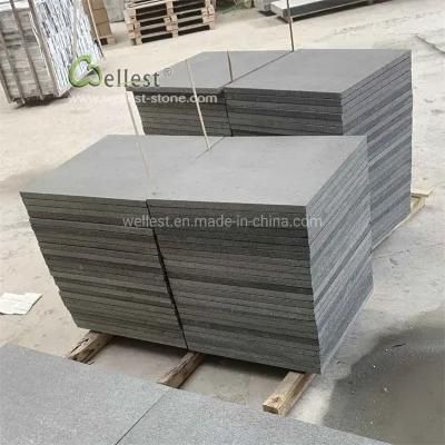 2019 New Black Granite Paving Slabs, MID Black Granite Outdoor Patio Paving Stone, Granite Tiles 60X60