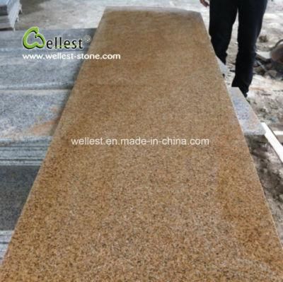 Chinese Yellow Rusty Granite Small Slabs for Floor and Wall Tile