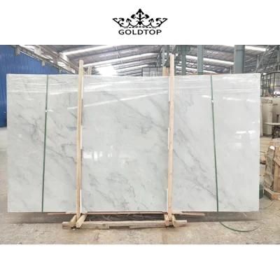 Natural Stone Home Decoration Polished Volakas White Marble for Wall Tiles/Floor Tiles/Tabletop/Slab Tiles/Countertop