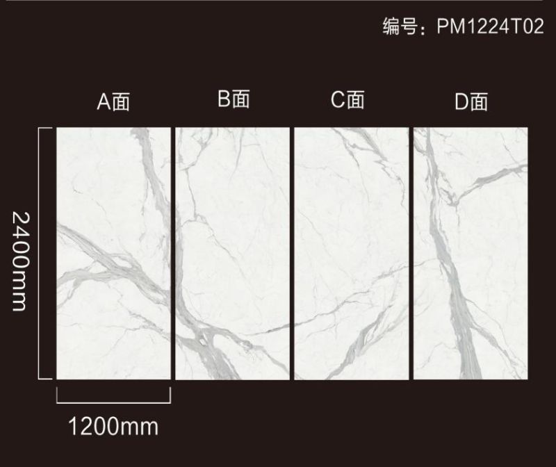 Home Indoor Artificial Marble Sintered Stone for Cladding Living Room TV Background Building Porcelain Slab Interior Decoration