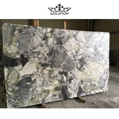 Building Material Natural Stone Polished/ Honed Surface Bathroom/Kitchen /Living Room Countertop Ice Jade Marble for Home
