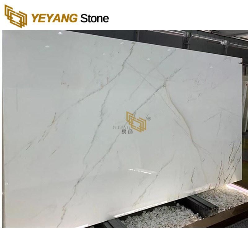 Natural White Marble Slabs Oriental/Eastern White Marble Slabs for Kitchen/Bathroom/Vanity/Countertop