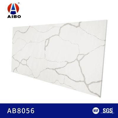 Artificial Quartz Stone Slabs Calacatta Series Ab8056