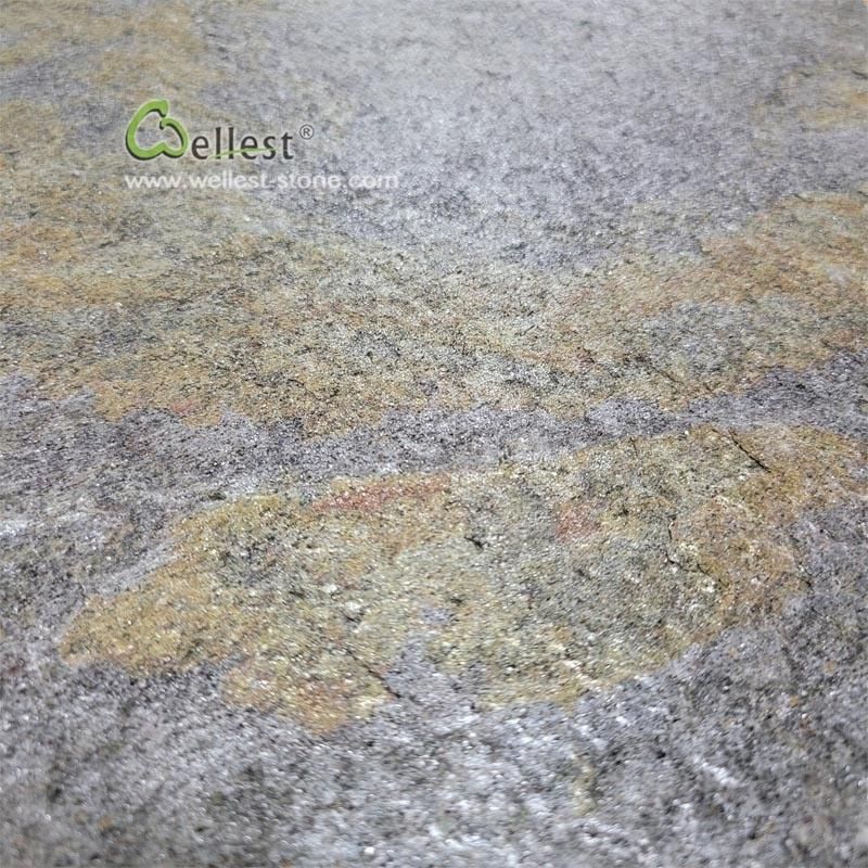 Non- Radiative Golden Galaxy Interior Decoration 2mm Wall Panel Flexible Natural Ultra Thin Stone Veneer Stone Panel
