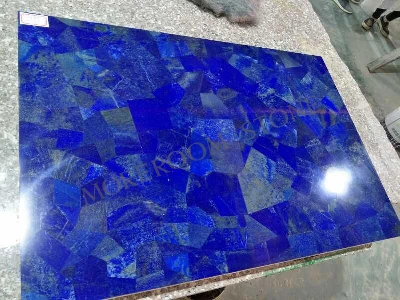 Villa Wall Countertop Decor Lapis Lazuli Blue Stone
