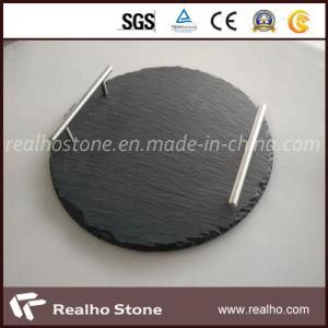 Nature Black Slate Plate with Good Price for Sales