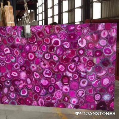 Translucent Resin Panel Real Agate Stone for Home Decors Slab