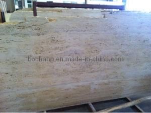 Unfilled White Beige Travertine for Tile Slab