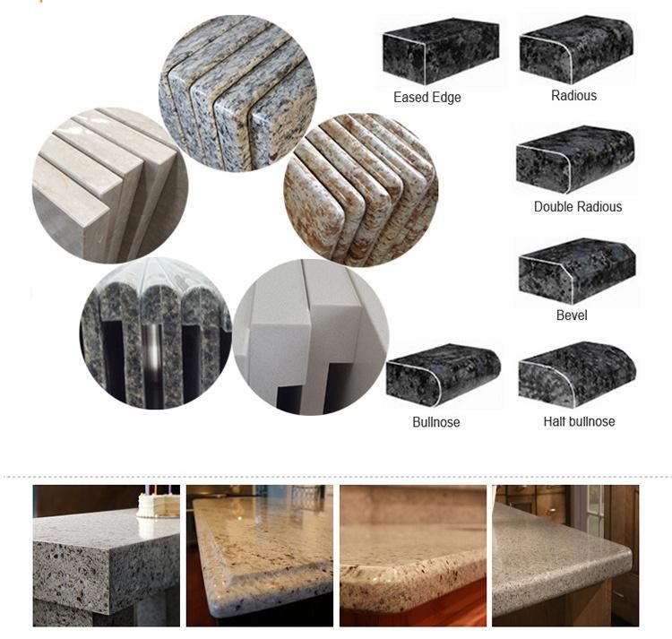 Prefab White/Black/Grey/Galaxy Quartz/Granite/Marble/Laminate/Bathroom/Natural/Factory/Artificial/Island Stone Kitchen Countertop for Hotel Cabinet Project