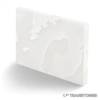 Translucent Interior Wall Panel Artificial Marble Decoration Material