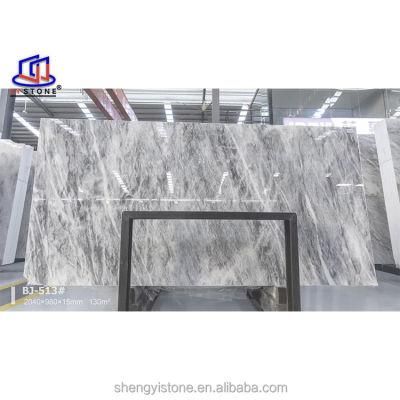 Italian Natural Stone Luxury Grey Marble Polished Slab Premium Quality with Competitive Prices Grey Marble Slabs