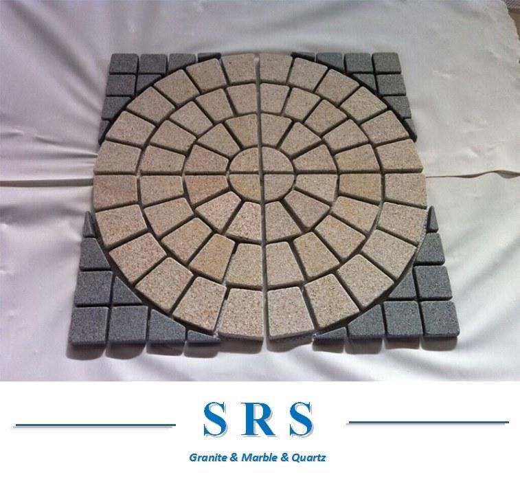 Natural Stone Rusty Yellow Granite G682 Paving Stone for Garden Landscape/Sidewalk Paving/Park/Driveway/Walkway/Parking Pavers