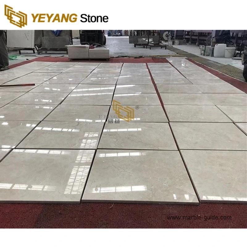 24X24 Crema Marfil Polished Marble Tiles for Bathroom/Kitchen/Backsplash/Mosaic/Wall/Flooring Building Material